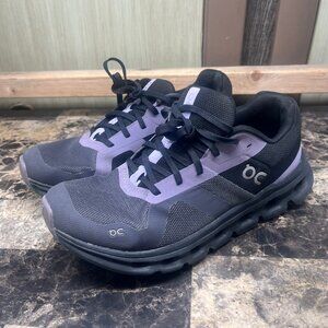 On Cloud On Running Cloudrunner Running Shoe Black/Iron Women's Size 8 46.98077